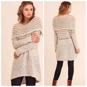 Off the shoulder sweater